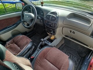 2006 Lada (ВАЗ) Kalina I, красный, 140000 рублей, вид 5
