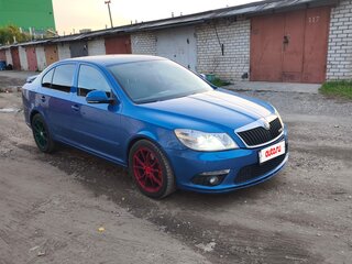 2012 Skoda Octavia RS II Рестайлинг, синий, 1200000 рублей, вид 5