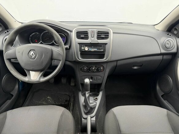 2014 Renault Logan II, синий, 539000 рублей - вид 8