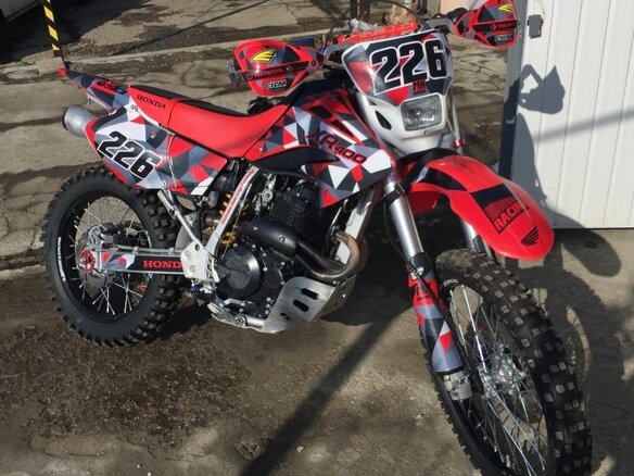 2007 Honda XR 400, красный, 550000 рублей