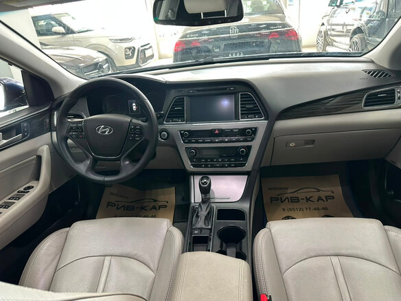 2015 Hyundai Sonata VII (LF), синий - вид 11