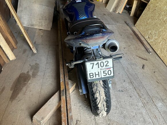 2005 Honda CB 600F Hornet, синий, 420000 рублей - вид 1
