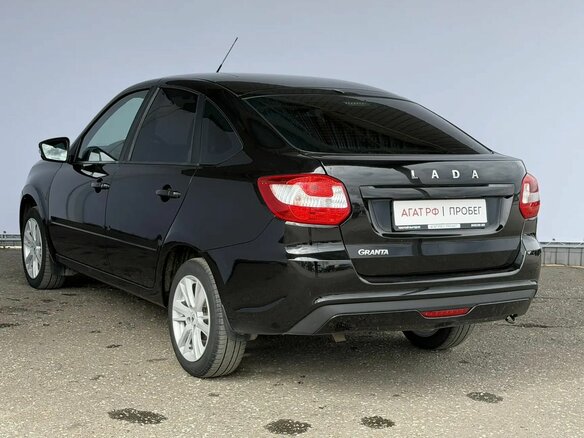 2023 Lada (ВАЗ) Granta I Рестайлинг, чёрный, 795000 рублей - вид 6