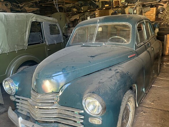 1951 ГАЗ М-20 «Победа», синий, 250000 рублей