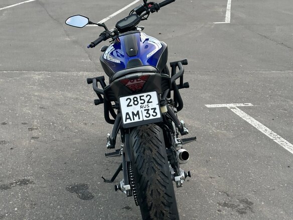 2017 Yamaha MT-07 (FZ-07), синий, 800000 рублей - вид 3