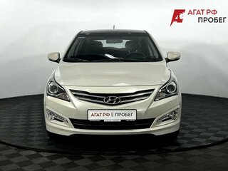 2014 Hyundai Solaris I, бежевый, 1350000 рублей, вид 3