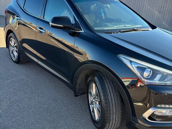 2015 Hyundai Santa Fe III Рестайлинг, чёрный, 2250000 рублей - вид 2