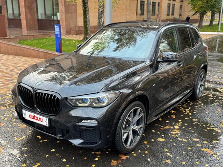 2021 BMW X5 30d IV (G05/G18), чёрный, 8190000 рублей, вид 2