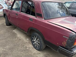 2002 Lada (ВАЗ) 2107, пурпурный, 65000 рублей, вид 5