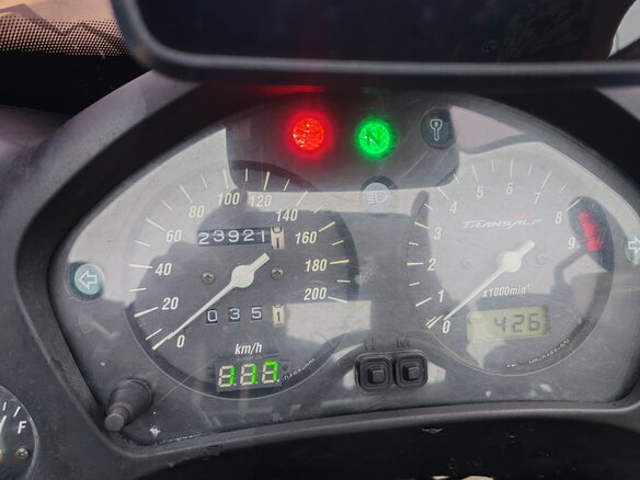2001 Honda XL650V Transalp, синий, 450000 рублей - вид 16
