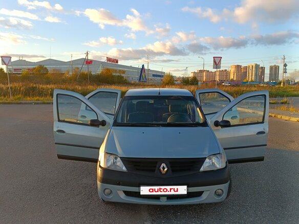 2005 Renault Logan I, серебристый - вид 3