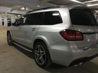2018 Mercedes-Benz GLS 350 d I (X166), серебристый, 7000000 рублей, вид 4