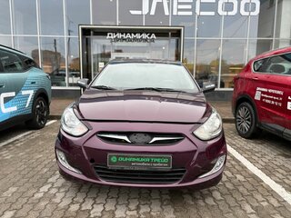 2012 Hyundai Solaris I, фиолетовый, 615000 рублей, вид 2