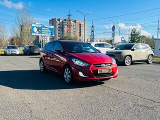 2012 Hyundai Solaris I, красный, 999000 рублей, вид 4