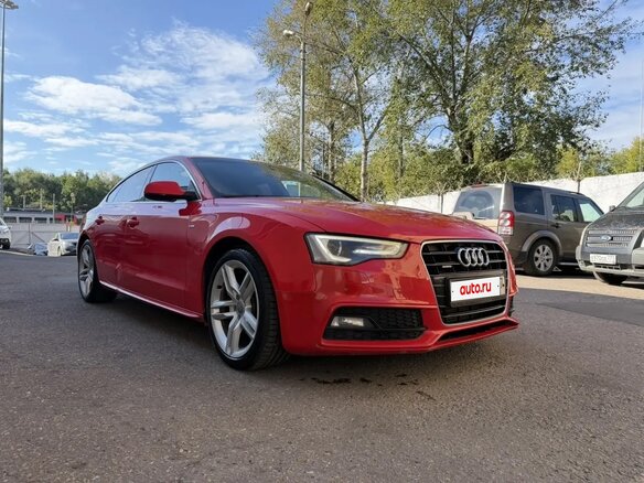 2015 Audi A5 I (8T) Рестайлинг, красный, 1800000 рублей - вид 2