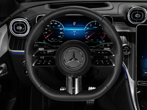 2026 Mercedes-Benz GLC Coupe 300 II (C254), чёрный - вид 12