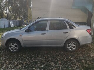 2013 Lada (ВАЗ) Granta I, серебристый, 280000 рублей, вид 3