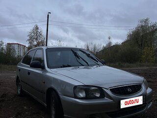2005 Hyundai Accent ТагАЗ II, серебристый, 190000 рублей, вид 1