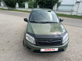 2015 Lada (ВАЗ) Granta I, зелёный, 420000 рублей, вид 4