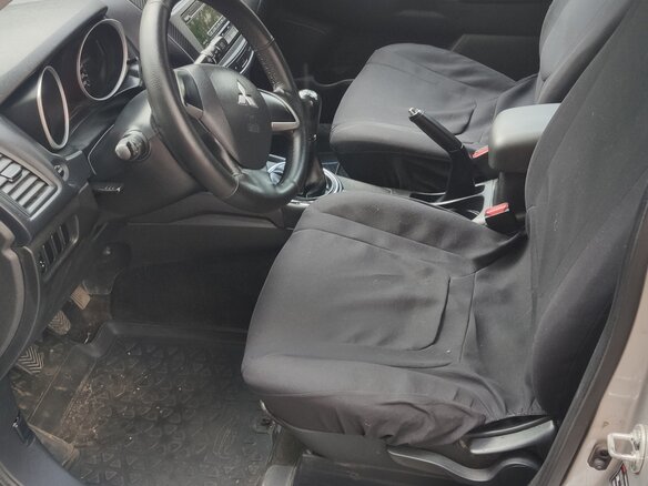 2014 Mitsubishi ASX I Рестайлинг, серебристый, 830000 рублей - вид 19