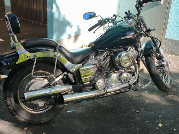 2006 Yamaha XVS400 Drag Star, чёрный, 299000 рублей - вид 4