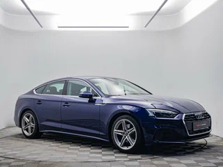 2021 Audi A5 Sportback 40 TFSI II (F5) Рестайлинг, синий, 3196000 рублей, вид 3