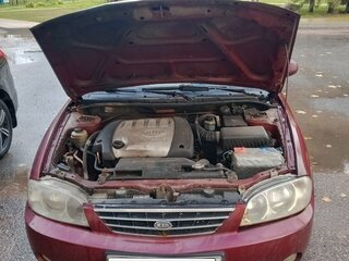 2007 Kia Spectra I Рестайлинг 2, красный, 130000 рублей, вид 2