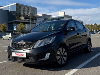 2011 Kia Rio 4-speed III, чёрный, 690000 рублей, вид 3