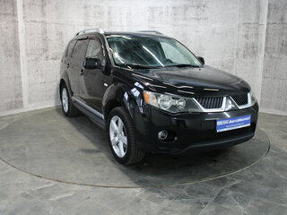 2008 Mitsubishi Outlander II, чёрный, 796000 рублей, вид 3