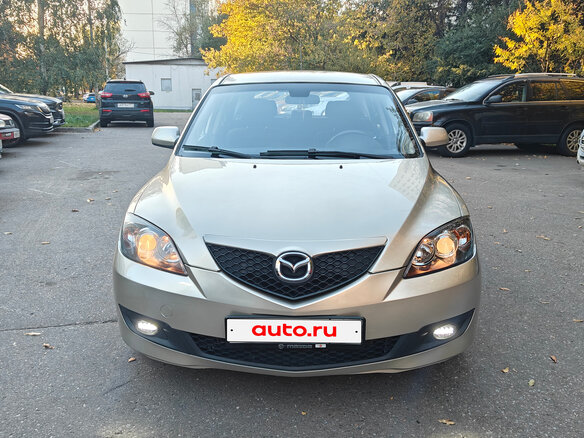 2008 Mazda 3 I (BK) Рестайлинг, серый, 560000 рублей - вид 1