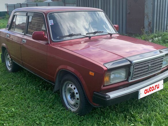 2007 Lada (ВАЗ) 2107, красный, 155000 рублей - вид 9