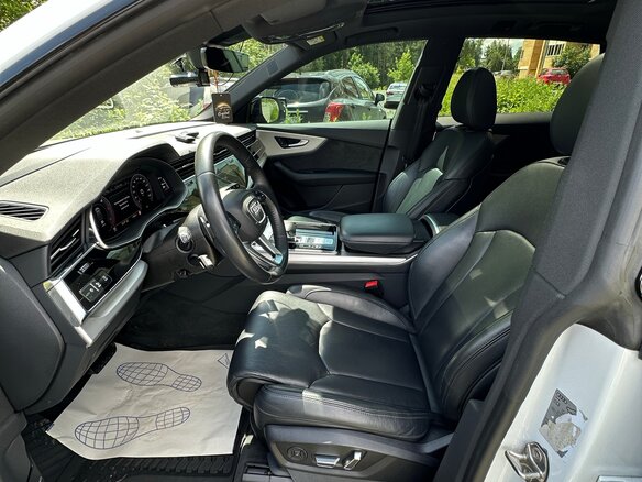 2019 Audi Q8 50 TDI I (4M), белый, 5950000 рублей - вид 27