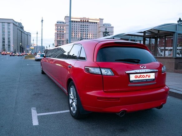 2007 Infiniti FX35 I (S50) Рестайлинг, красный, 4500000 рублей - вид 12