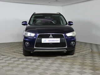 2011 Mitsubishi Outlander II Рестайлинг, синий, 949990 рублей, вид 2