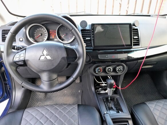 2009 Mitsubishi Lancer X, синий, 650000 рублей - вид 14
