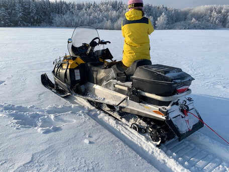 2013 BRP Ski-Doo Tundra 550, жёлтый, 990000 рублей, вид 3
