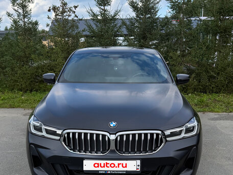 2021 BMW 6 серии Gran Turismo 620d xDrive IV (G32) Рестайлинг, синий, 5615000 рублей, вид 4