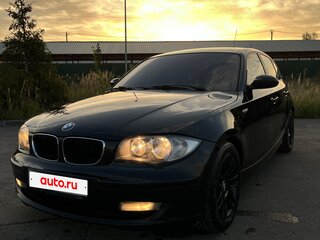 2007 BMW 1 серии 118i I (E81/E82/E87/E88) Рестайлинг, чёрный, 715000 рублей, вид 1