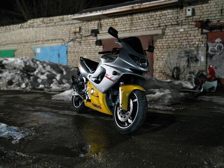 1996 Yamaha YZF600R Thundercat, серебристый, 290000 рублей, вид 2