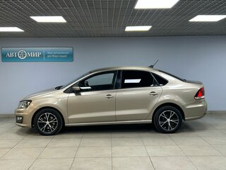 2018 Volkswagen Polo V Рестайлинг, бежевый, 1210000 рублей, вид 4