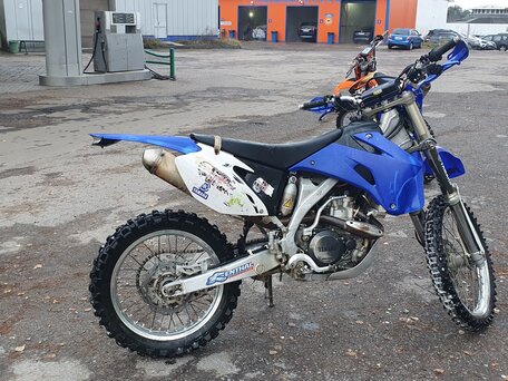 2007 Yamaha WR450F, синий, 355000 рублей, вид 5