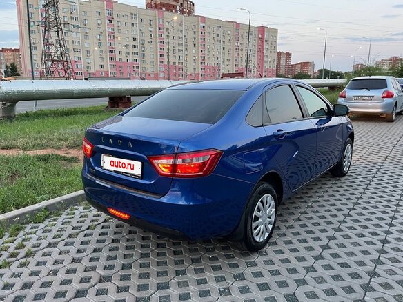 2021 Lada (ВАЗ) Vesta I, синий - вид 4