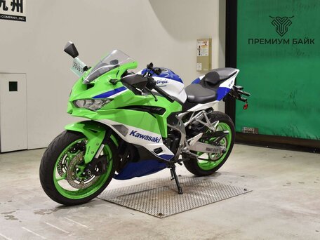 2023 Kawasaki ZX-4, зелёный, 1199000 рублей, вид 4
