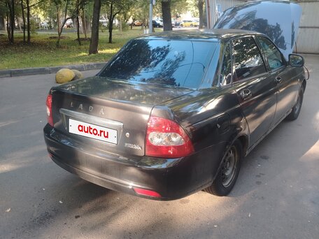 2009 Lada (ВАЗ) Priora I, зелёный, вид 3