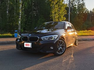 2015 BMW 1 серии 120i II (F20/F21) Рестайлинг, чёрный, 1300000 рублей, вид 2
