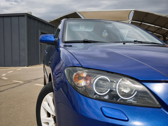 2006 Mazda 3 I (BK) Рестайлинг, синий, 600000 рублей - вид 9
