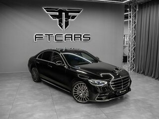 2021 Mercedes-Benz S-Класс 500 4MATIC VII (W223), чёрный, 9400000 рублей, вид 4