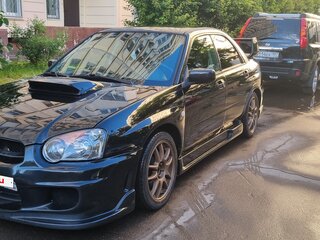 2004 Subaru Impreza WRX II Рестайлинг 1, чёрный, 1100000 рублей, вид 1