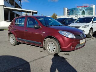 2012 Renault Sandero I, красный, 499000 рублей, вид 5