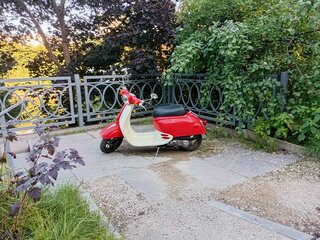 1995 Honda Giorno, пурпурный, 65000 рублей, вид 2